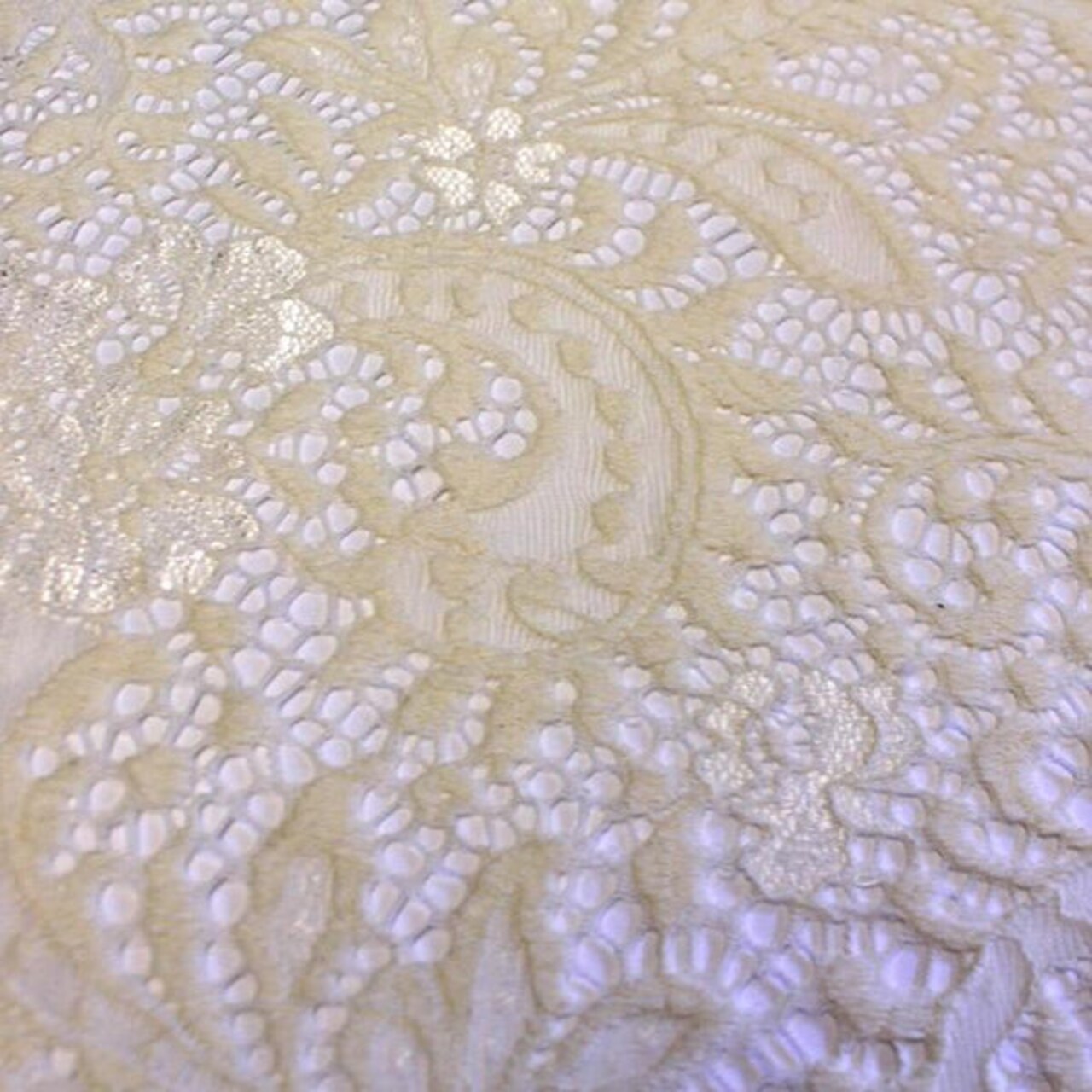 1 Yard Paige Stretch Nylon Spandex Lace Fabric for Formalwear 56 inch Width